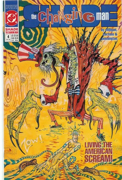 Shade the Changing Man, Vol. 2 Mad, Bad, And Dangerous to Know |  Issue#4 | Year:1990 | Series: Shade the Changing Man | Pub: DC Comics |