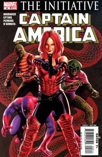 Captain America, Vol. 5 The Initiative - The Death of the Dream, Part Four |  Issue#28A | Year:2007 | Series: Captain America | Pub: Marvel Comics | Steve Epting Regular