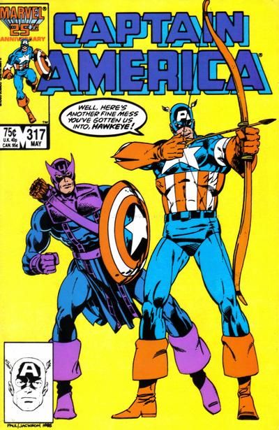 Captain America, Vol. 1 Death-Throws |  Issue#317A | Year:1986 | Series: Captain America | Pub: Marvel Comics |