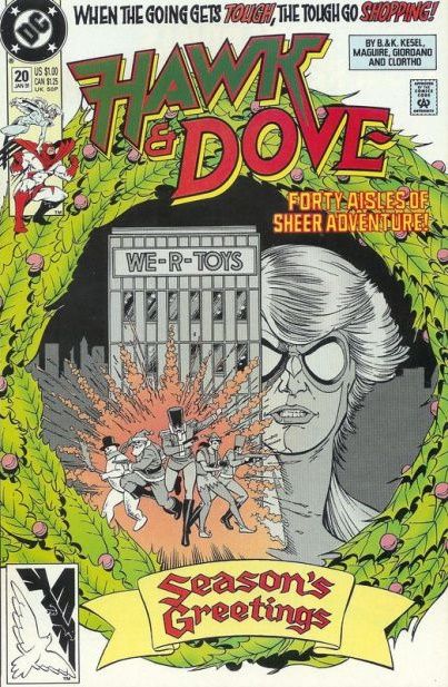 Hawk & Dove, Vol. 3 A Babe in Toyland |  Issue#20A | Year:1991 | Series: Teen Titans | Pub: DC Comics