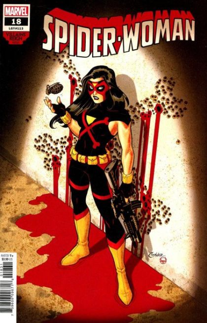 Spider-Woman, Vol. 7  |  Issue#18B | Year:2022 | Series:  | Pub: Marvel Comics | Variant Amanda Conner Villains Reign Cover