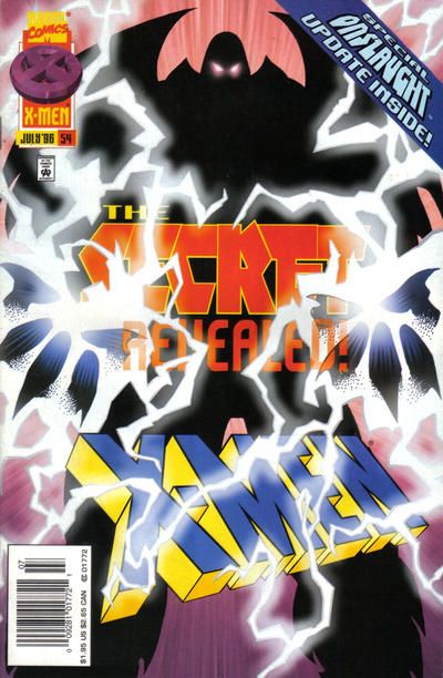 X-Men, Vol. 1 Onslaught - Inquiring Minds |  Issue#54B | Year:1996 | Series:  | Pub: Marvel Comics