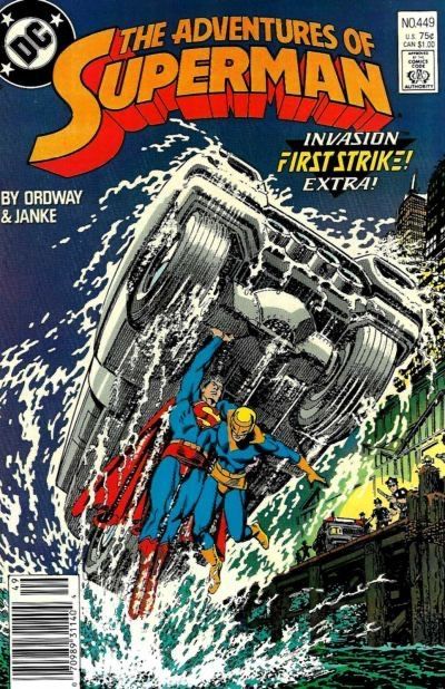 The Adventures of Superman The Search |  Issue#449B | Year:1988 | Series: Superman | Pub: DC Comics |
