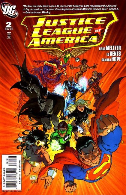 Justice League of America, Vol. 2 The Tornado's Path, Chapter Two: Tornado-Red / Tornado-Blue |  Issue#2A | Year:2006 | Series: Justice League | Pub: DC Comics | Michael Turner & Peter Steigerwald Variant Cover