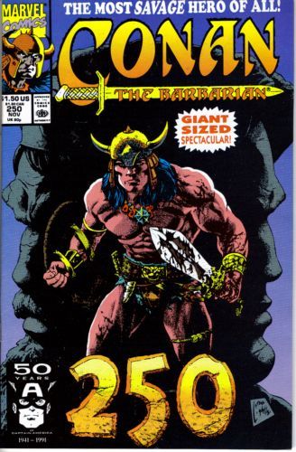 Conan the Barbarian, Vol. 1 Chaos Beneath Kutchemes |  Issue#250A | Year:1991 | Series: Conan | Pub: Marvel Comics |
