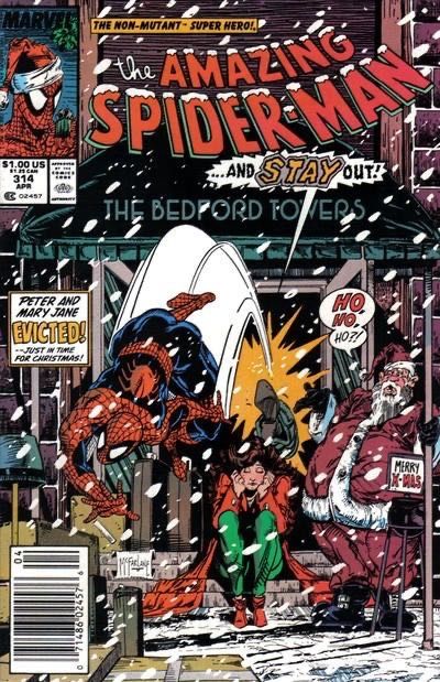 (Damaged Comic Readable/Acceptable Condtion)  The Amazing Spider-Man, Vol. 1 Down and Out in Forest Hills |  Issue#314B | Year:1989 | Series: Spider-Man | Pub: Marvel Comics