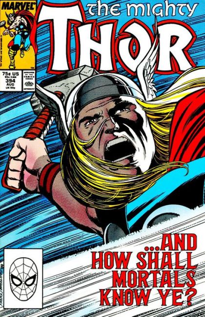 Thor, Vol. 1 ... And How Shall Mortals Know Ye? |  Issue#394A | Year:1988 | Series: Thor | Pub: Marvel Comics |