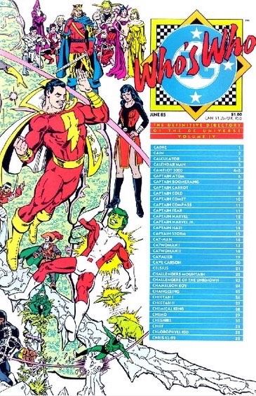 Who's Who: The Definitive Directory of the DC Universe Cadre to Chris KL-99 |  Issue#4A | Year:1985 | Series: Who's Who? | Pub: DC Comics