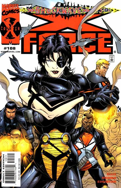 X-Force, Vol. 1 Shockwave, Part 3 |  Issue#108A | Year:2000 | Series: X-Force | Pub: Marvel Comics