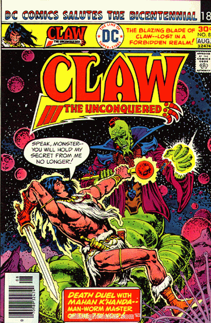 Claw: The Unconquered, Vol. 1 Master Of The Seventh Void |  Issue#8 | Year:1976 | Series:  | Pub: DC Comics