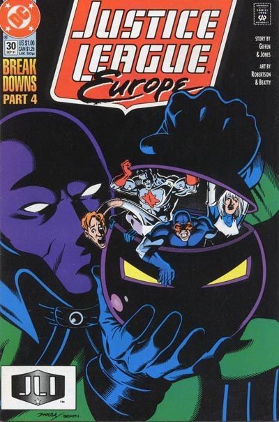 Justice League Europe / International Breakdowns - Part 4: The Widening Gyre |  Issue#30A | Year:1991 | Series: JLA |