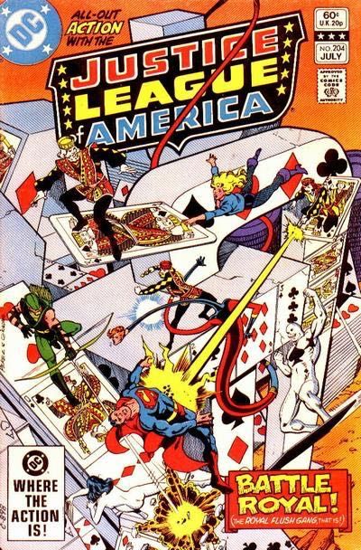 Justice League of America, Vol. 1 The Cut of the Cards |  Issue#204A | Year:1982 | Series: Justice League |