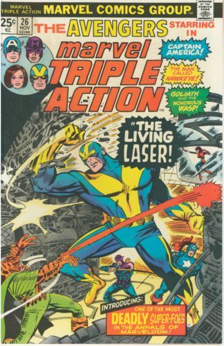 Marvel Triple Action, Vol. 1 The Living Laser! |  Issue#26 | Year:1975 | Series:  | Pub: Marvel Comics
