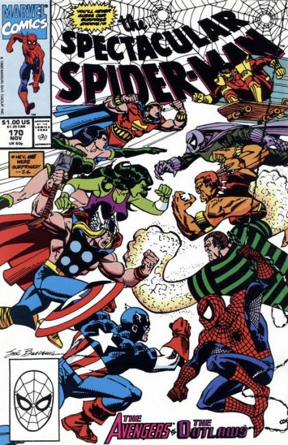 The Spectacular Spider-Man, Vol. 1 The Final Calculation |  Issue#170A | Year:1990 | Series: Spider-Man |