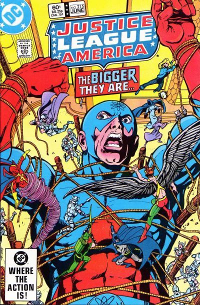 Justice League of America, Vol. 1 Into The Microcosmos, The Bigger They Are... |  Issue#215A | Year:1983 | Series: Justice League |