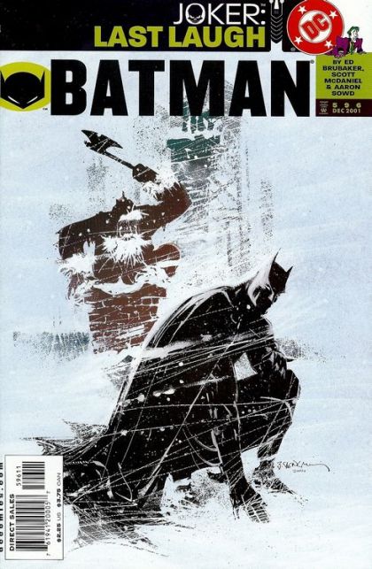 (Damaged Comic Readable/Acceptable Condtion)  Batman, Vol. 1 Joker: Last Laugh - City On Fire |  Issue#596A | Year:2001 | Series: Batman | Pub: DC Comics