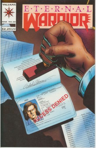 Eternal Warrior Access Denied |  Issue#20 | Year:1994 | Series:  | Pub: Valiant Entertainment