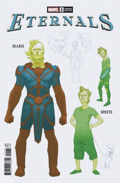 Eternals, Vol. 5  |  Issue#1AH | Year:2021 | Series:  | Pub: Marvel Comics | Esad 1:10 Ribic Design Variant