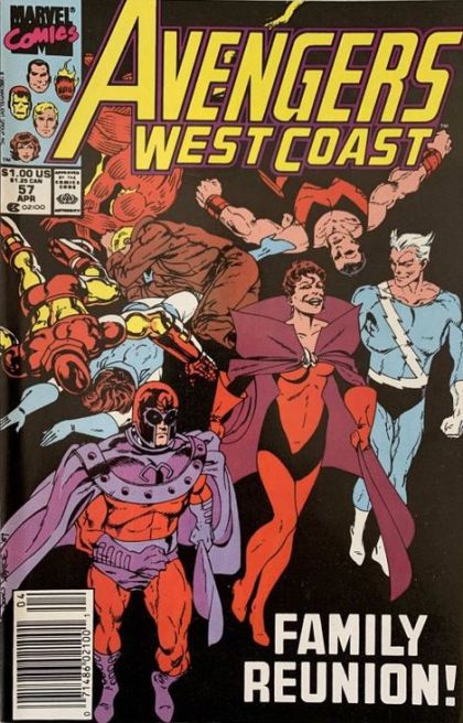 The West Coast Avengers, Vol. 2 Family Reunion |  Issue#57B | Year:1990 | Series:  | Pub: Marvel Comics |