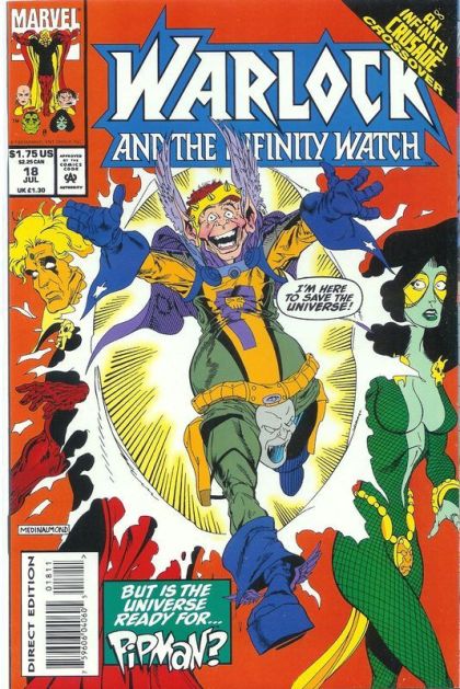 Warlock and the Infinity Watch Infinity Crusade - Power Play |  Issue#18A | Year:1993 | Series: Warlock |