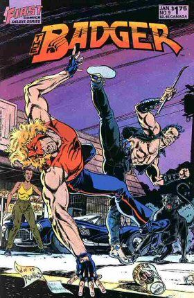 Badger, Vol. 1 Hot August Night |  Issue#9 | Year:1986 | Series:  | Pub: First Comics |