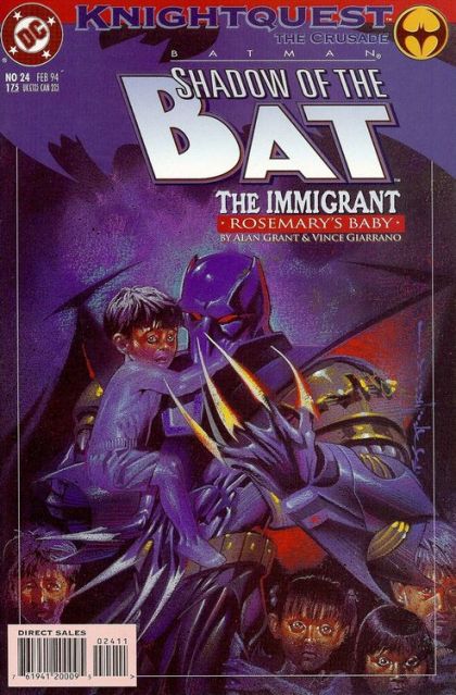 Batman: Shadow of the Bat Knightquest: The Crusade - The Immigrant: Rosemary's Baby |  Issue#24A | Year:1993 | Series: Batman | Pub: DC Comics