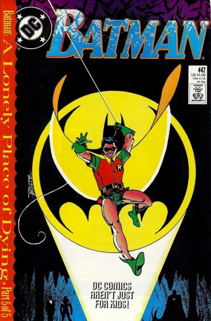 Batman, Vol. 1 A Lonely Place Of Dying - Chapter 5: Rebirth |  Issue#442A | Year:1989 | Series: Batman | Pub: DC Comics |