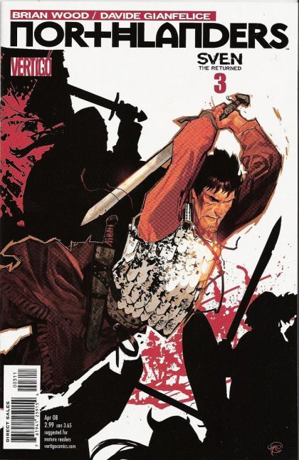 Northlanders Sven the Returned, The Drovers Lads |  Issue#3A | Year:2008 | Series:  | Pub: DC Comics