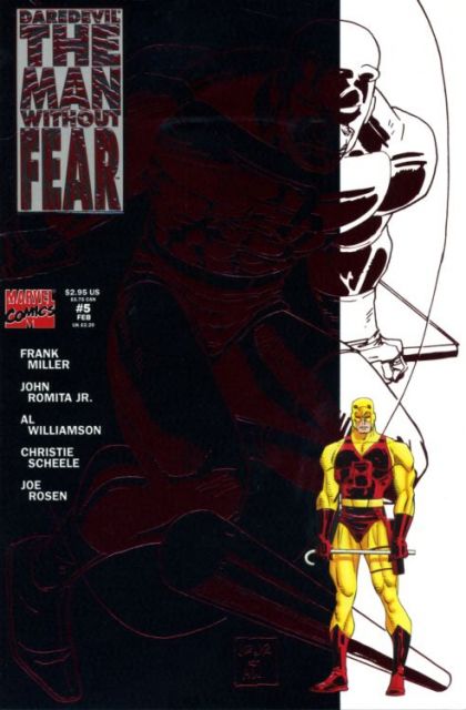 Daredevil: The Man Without Fear The Man Without Fear |  Issue#5A | Year:1993 | Series: Daredevil | Pub: Marvel Comics |  - Holofoil
