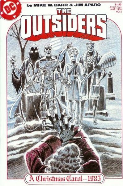 Outsiders, Vol. 1 A Christmas Carol-- 1985 / Black Lightning and Katana |  Issue#5 | Year:1986 | Series: Outsiders |
