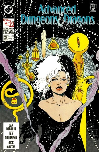 Advanced Dungeons & Dragons Death And The Dragon's Eye |  Issue#27A | Year:1991 | Series: TSR | Pub: DC Comics