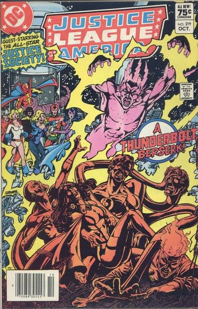 Justice League of America, Vol. 1 Crisis In The Thunderbolt Dimension!, Crisis in the Thunderbolt Dimension part 1 |  Issue#219C | Year:1983 | Series: Justice League | Pub: DC Comics