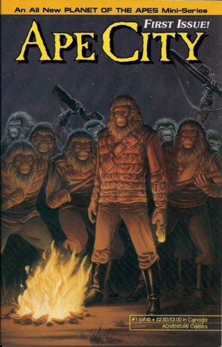 Ape City Monkey Business |  Issue#1 | Year:1990 | Series: Planet of the Apes | Pub: Malibu Comics