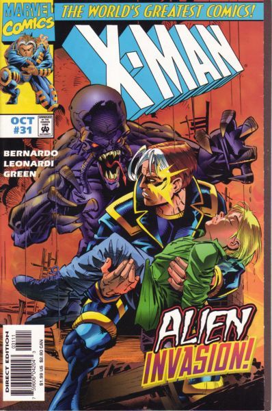 X-Man The Last Innocent Mind |  Issue#31A | Year:1997 | Series: X-Men | Pub: Marvel Comics