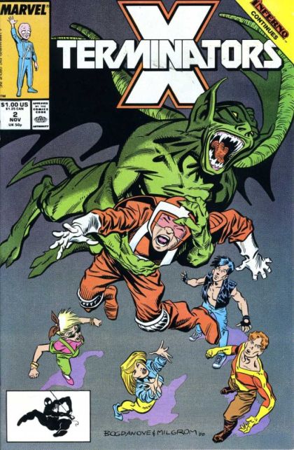 X-Terminators Inferno - Speed Demon |  Issue#2A | Year:1988 | Series: X-Men |