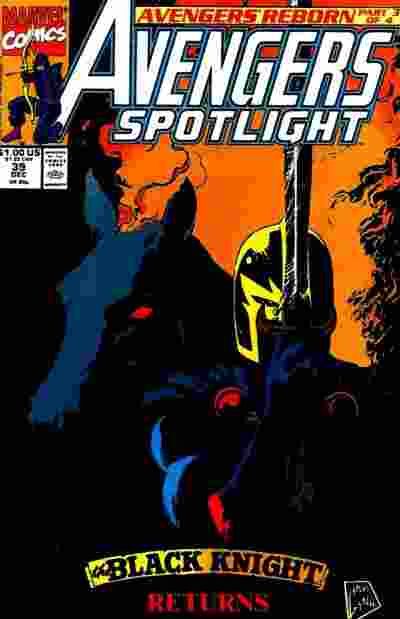 Avengers: Spotlight, Vol. 1 Cry Crusader |  Issue#39A | Year:1990 | Series: Avengers | Pub: Marvel Comics