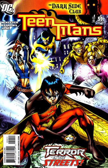 Teen Titans, Vol. 3 The Dark Side Club - Dark Dealings |  Issue#59A | Year:2008 | Series: Teen Titans | Pub: DC Comics
