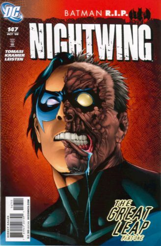 Nightwing, Vol. 2 Batman R.I.P. - The Great Leap, Part One |  Issue#147A | Year:2008 | Series: Nightwing | Pub: DC Comics | Direct Edition