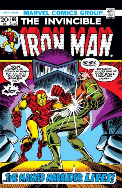 Iron Man, Vol. 1 Cry Marauder |  Issue#60A | Year:1973 | Series: Iron Man | Pub: Marvel Comics