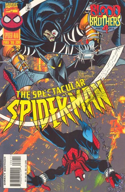 The Spectacular Spider-Man, Vol. 1 Clone Saga - Blood Brothers, Part 4: Leap Of Faith |  Issue#234A | Year:1996 | Series: Spider-Man | Pub: Marvel Comics