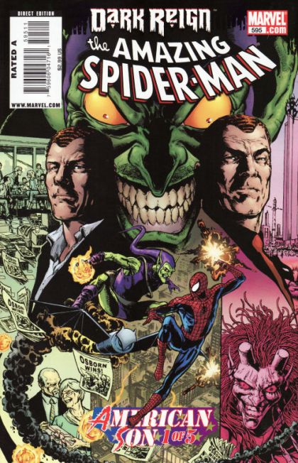 The Amazing Spider-Man, Vol. 2 Dark Reign - American Son, Part 1 |  Issue#595A | Year:2009 | Series: Spider-Man |