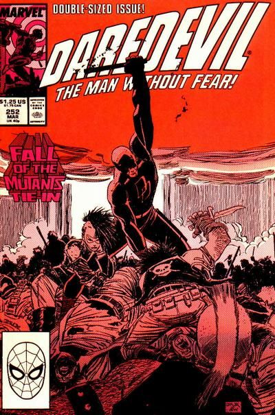 Daredevil, Vol. 1 The Fall of the Mutants - Ground Zero |  Issue#252A | Year:1988 | Series: Daredevil | Pub: Marvel Comics |
