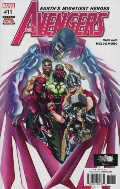 Avengers, Vol. 7  |  Issue#11A | Year:2017 | Series: Avengers | Pub: Marvel Comics | Alex Ross Regular Cover