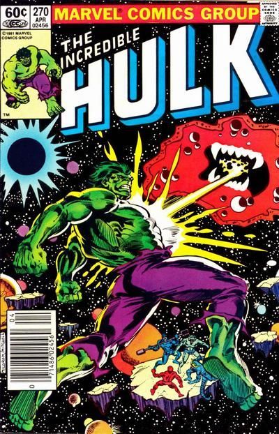 The Incredible Hulk, Vol. 1 The Goliath, the Gargoyle and the Galaxy Master! |  Issue#270B | Year:1982 | Series: Hulk |