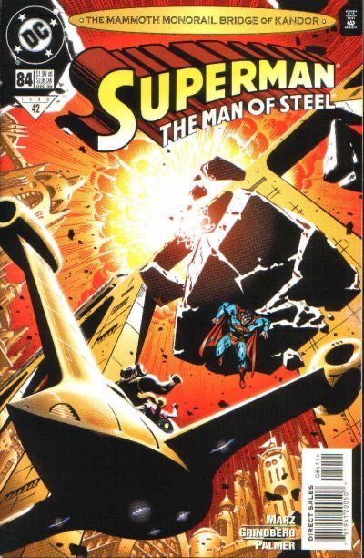 Superman: The Man of Steel The City Within |  Issue#84A | Year:1998 | Series: Superman | Direct Edition
