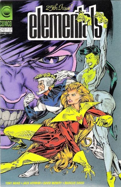 Elementals, Vol. 2 Sorceror's Apprentice |  Issue#25 | Year:1992 | Series: Elementals | Pub: Comico
