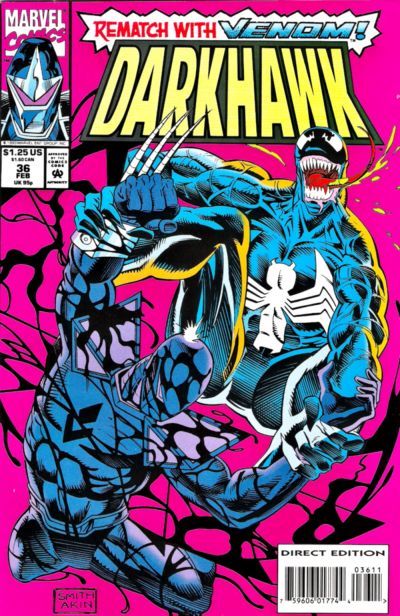 Darkhawk, Vol. 1 Operation Symbiote, Part 2: Seek & Hide |  Issue#36A | Year:1993 | Series: Darkhawk |