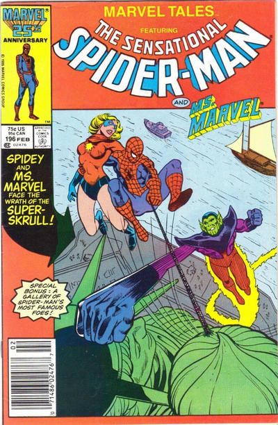 Marvel Tales, Vol. 2 All This and the QE2 |  Issue#196B | Year:1987 | Series: Spider-Man |