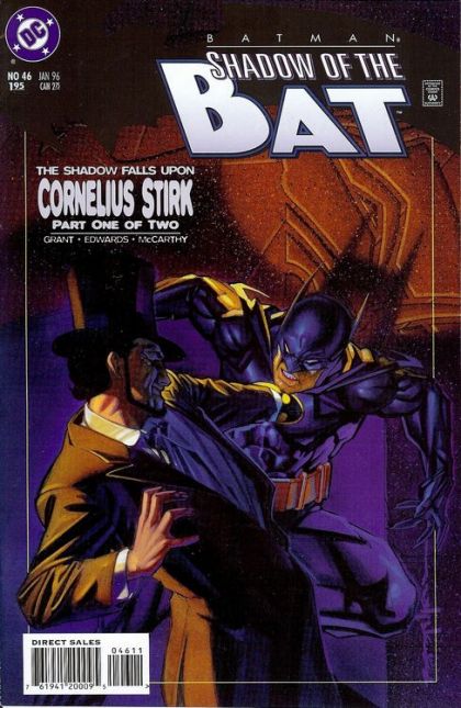 Batman: Shadow of the Bat Cornelius Stirk, Part 1 |  Issue#46A | Year:1995 | Series: Batman | Pub: DC Comics