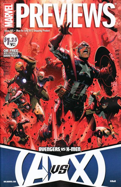 Marvel Previews, Vol. 1 Avengers vs. X-Men |  Issue#105 | Year:2012 | Series: Marvel Previews | Pub: Marvel Comics